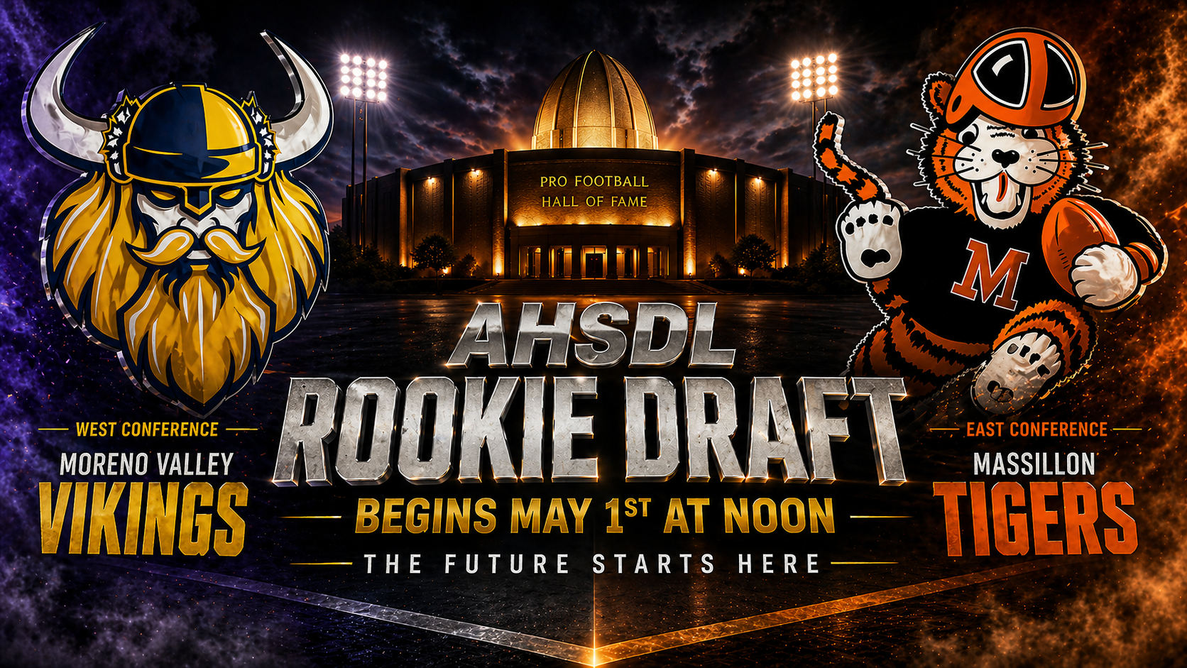 AHSDL Startup Drafts Complete, Rookie Draft Begins Tomorrow